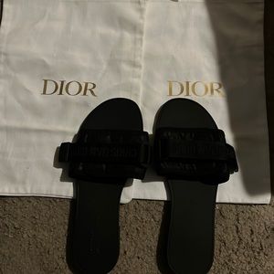 Authentic Christian Dior slides